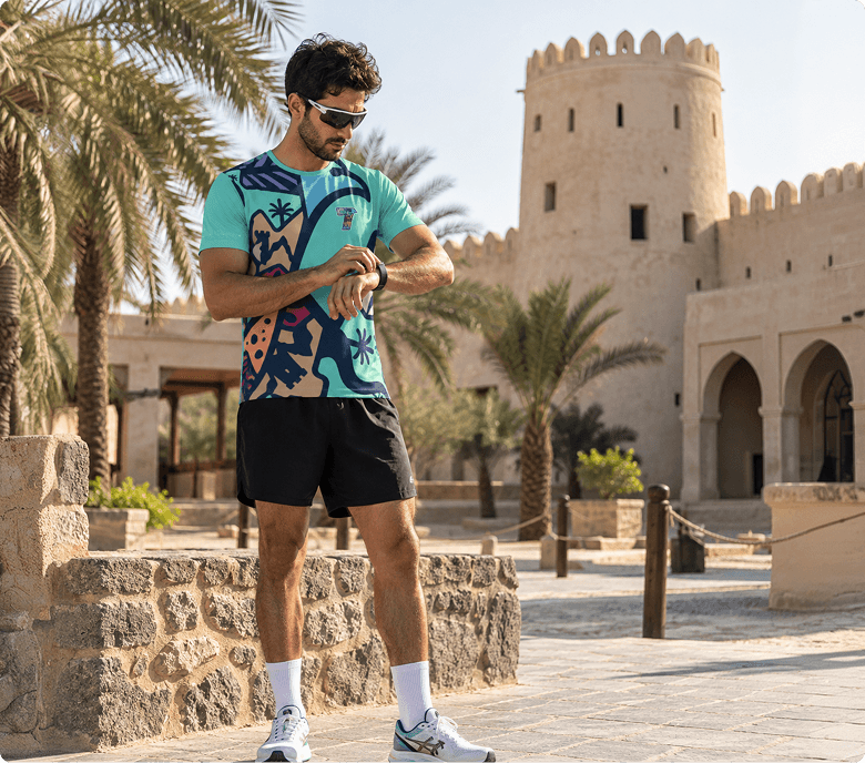 Runners exploring the Falaj Al Mualla route in Umm Al Quwain